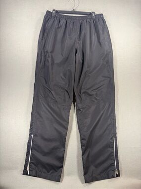 Asics Black Men's Track Joggers with Zippered Ankles